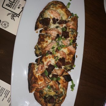 RoCA - Spinach artichoke flatbread - Bars Near Me - Des Moines, Iowa RoCA - Spinach artichoke flatbread - Bars Near Me - Des Moines, Iowa