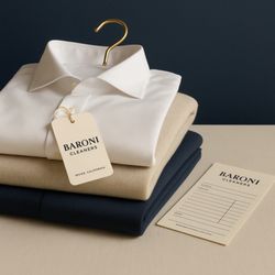 Pressed to perfection. At Baroni Cleaners, every shirt is treated with care, precision, and over 40 years of expertise.