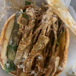 Gyro Wrap, lots of meat!