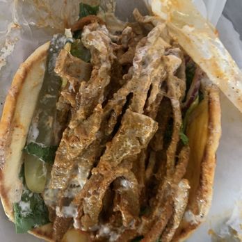 Falafel Flame - Gyro Wrap, lots of meat! - Mediterranean Near Me - Concord, California