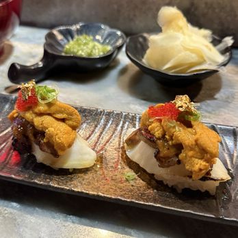 Red Sake - Foie gras, uni, and black cod special. So good!! - Sushi Bars Near Me - Westminster, California