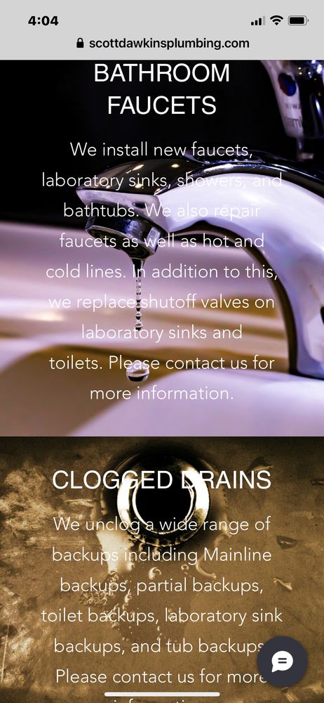 Slide of S&L Residential and Commercial Plumbing