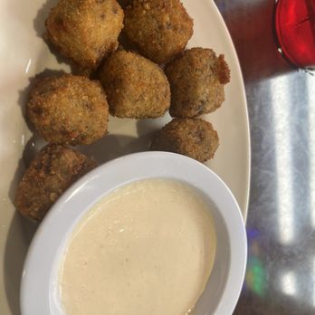 Fisherman's Cove Seafood - Boudin bits with Tiger sauce - Seafood Near Me - Kenner, Louisiana