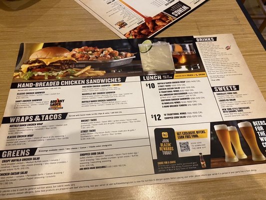Menu photo 3 Buffalo Wild Wings Houston, TX