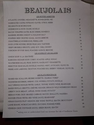Menu photo 5 Beaujolais Bistro Reno, NV Menu photo 5 Beaujolais Bistro Reno, NV