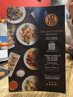 Menu photo 2 KPB Asian Bistro Tustin, CA