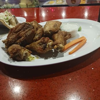 Jimmy's Tequila & Carnes - 10 pc lemon pepper Wings with blue cheese - Steakhouses Near Me - Doraville, Georgia