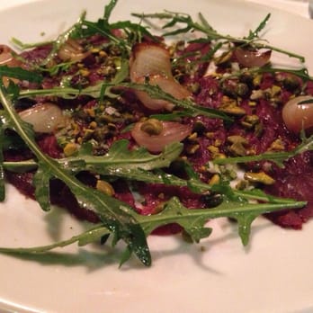 Gebr. Hartering - Borst van wilde gans, rucola, sjalotjes en reductie - Modern European Near Me - Amsterdam, New Hampshire Gebr. Hartering - Borst van wilde gans, rucola, sjalotjes en reductie - Modern European Near Me - Amsterdam, New Hampshire
