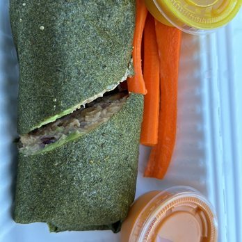 Raw Juice Bar - Turmeric Shot, Not Your Moms Chicken Salad, Spicy Vegan Mayo  Absolutely amazing, must try! - Juice Bars & Smoothies Near Me - Winter Park , Florida