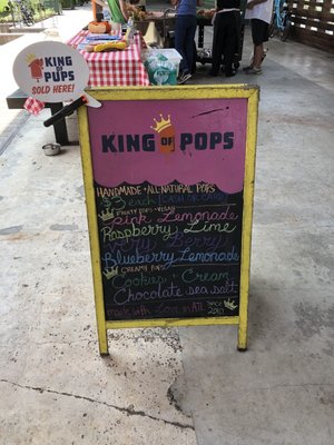 King of Pops Cart by null