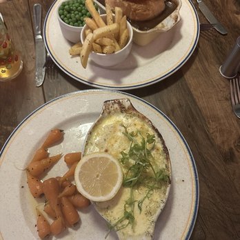 Water Front - Bottom is the trawlers Pie and top is the Steak and Ale pie. - Pubs Near Me - Inverness, HLD