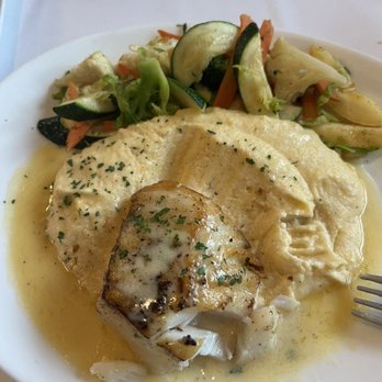 Old Captiva House - Chilean sea bass with polenta - New American Near Me - Captiva, Florida
