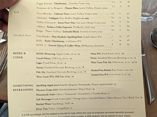 Menu photo 5 Greens Restaurant San Francisco, CA Menu photo 5 Greens Restaurant San Francisco, CA