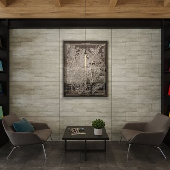 Emser Tile - Rift™ glazed ceramic tile in Gray (wall) - Building Supplies Near Me - Fresno, California