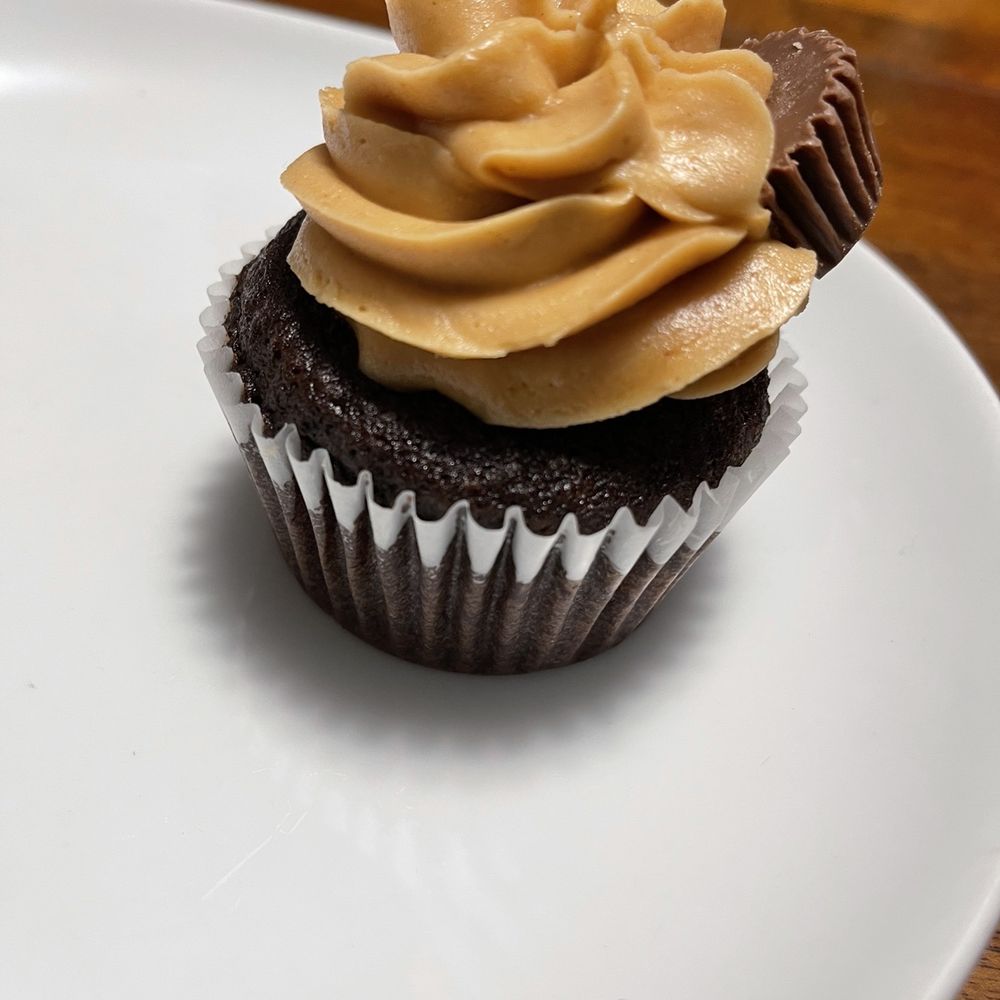 Simply Sweet - a chocolate cupcake with peanut butter frosting - Bakeries Near Me - Bastrop, Texas Simply Sweet - a chocolate cupcake with peanut butter frosting - Bakeries Near Me - Bastrop, Texas