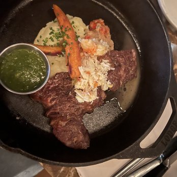 Wren & Wolf - ribeye with crab - Cocktail Bars Near Me - Phoenix, Arizona Wren & Wolf - ribeye with crab - Cocktail Bars Near Me - Phoenix, Arizona
