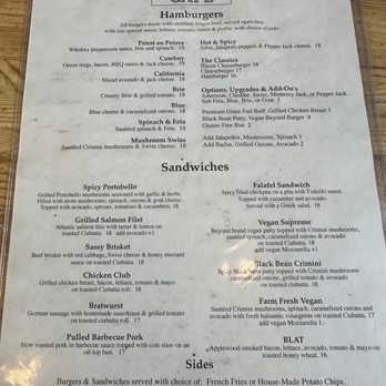 Priest Station Cafe - Menu - front of menu- March 2024 - American Near Me - Big Oak Flat, California Priest Station Cafe - Menu - front of menu- March 2024 - American Near Me - Big Oak Flat, California