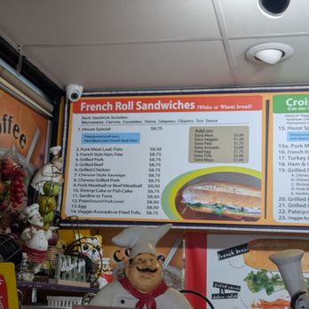 Sandwich House - French roll sandwich menu. 11.2025 - Sandwiches Near Me - Cypress, California Sandwich House - French roll sandwich menu. 11.2025 - Sandwiches Near Me - Cypress, California