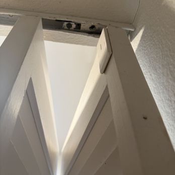 Windsor at Meridian - No proper screws holding this up. Just a pin nail that fell out and doors that fell on me - Apartments Near Me - Englewood, Colorado Windsor at Meridian - No proper screws holding this up. Just a pin nail that fell out and doors that fell on me - Apartments Near Me - Englewood, Colorado