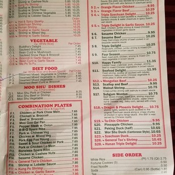 China Garden - the menu of the restaurant - Cantonese Near Me - Jim Thorpe, Pennsylvania China Garden - the menu of the restaurant - Cantonese Near Me - Jim Thorpe, Pennsylvania