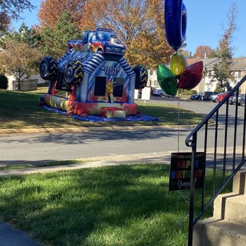 Hop on Pops Moonbounce - Monster Truck Bounce House - Party Supplies Near Me - Manassas, Virginia Hop on Pops Moonbounce - Monster Truck Bounce House - Party Supplies Near Me - Manassas, Virginia