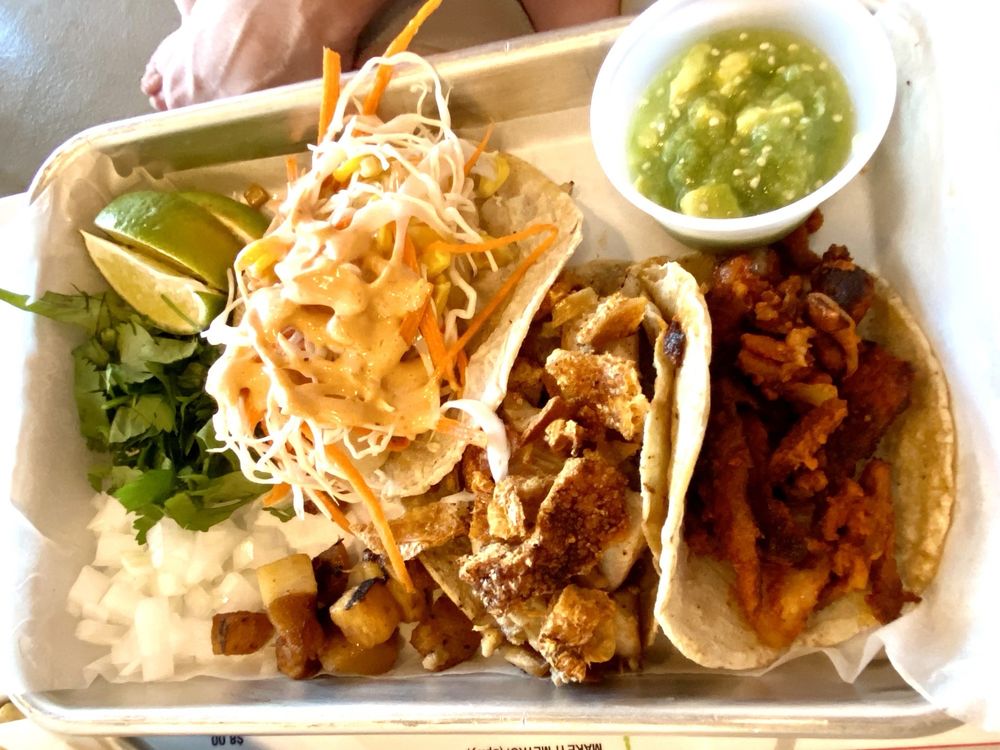 Food from Tacos El Metro