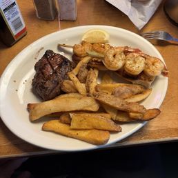 Steak and shrimp combo Steak and shrimp combo