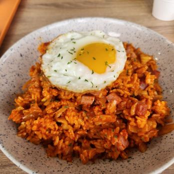 Bancone - Kimchi fried rice - Coffee & Tea Near Me - Cypress, California Bancone - Kimchi fried rice - Coffee & Tea Near Me - Cypress, California