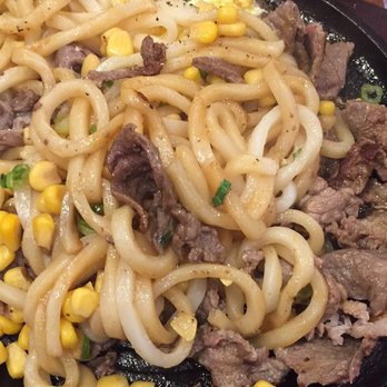 Pepper Lunch USA - #3 on the original sizzle plate menu, peppered corn with beef and udon with egg - Teppanyaki Near Me - Milpitas, California Pepper Lunch USA - #3 on the original sizzle plate menu, peppered corn with beef and udon with egg - Teppanyaki Near Me - Milpitas, California
