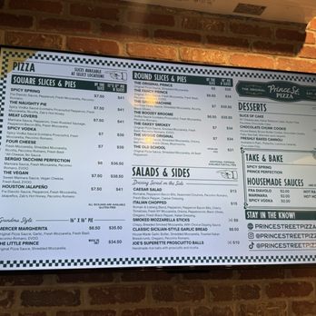 Prince St Pizza - Menu - Pizza Near Me - Brooklyn, New York Prince St Pizza - Menu - Pizza Near Me - Brooklyn, New York