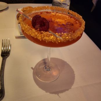 Eddie V's Prime Seafood - Fancy drink with tajin. Worth it. - Seafood Near Me - Mclean, Virginia Eddie V's Prime Seafood - Fancy drink with tajin. Worth it. - Seafood Near Me - Mclean, Virginia