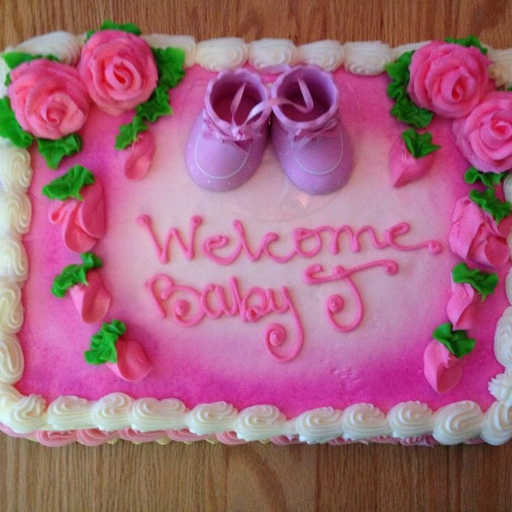 Lucky - White cake with strawberry filling, buttercream frosting.  Delicious . - Grocery Near Me - Livermore, California