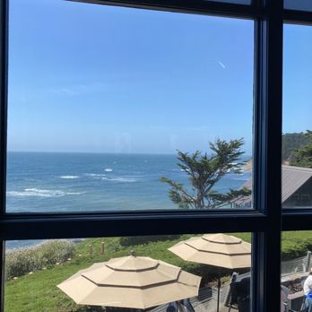 Moss Beach Distillery - View from bar room table - Seafood Near Me - Moss Beach, California