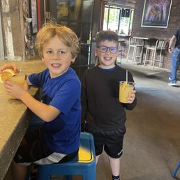 Our grandsons visiting from Boise, Idaho Enjoying a mocktail at the bar Our grandsons visiting from Boise, Idaho Enjoying a mocktail at the bar
