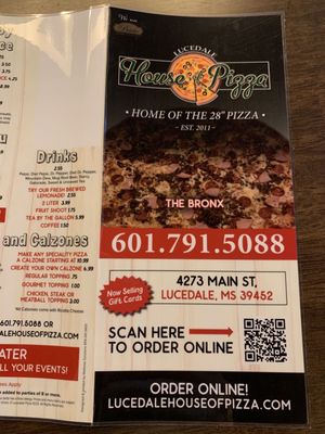 Menu photo 3 House of pizza Lucedale, MS Menu photo 3 House of pizza Lucedale, MS