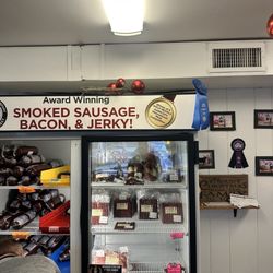 Lodi Sausage Co & Meat Market - One of the fridges