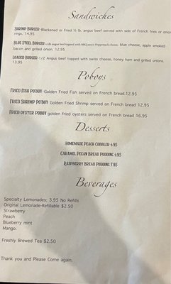 Menu photo 2 Callihan’s Restaurant on Pinhook Lafayette, LA