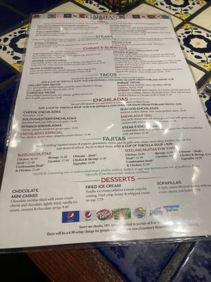 Menu photo 1 Garcia's Mexican Restaurant Tempe, AZ Menu photo 1 Garcia's Mexican Restaurant Tempe, AZ