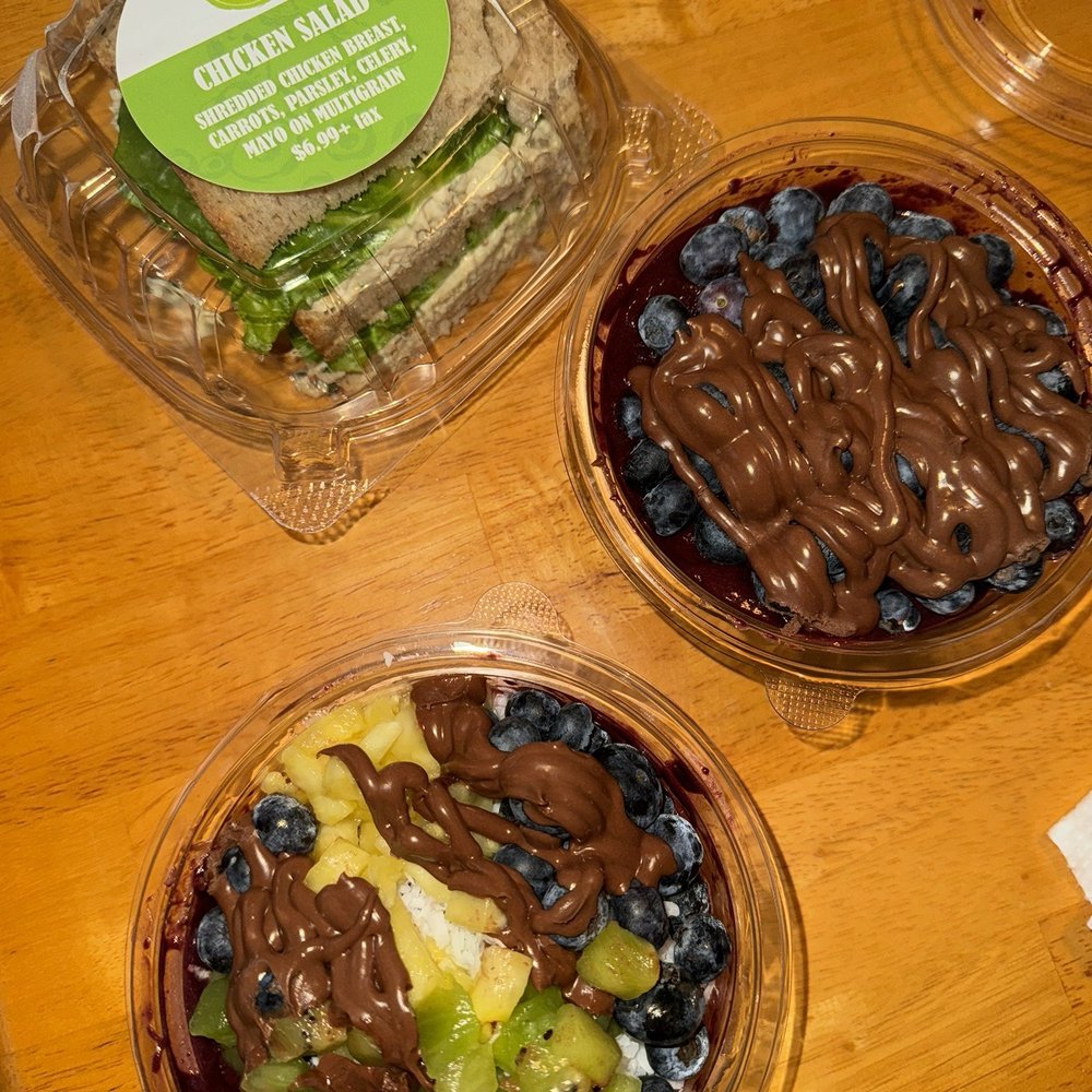 Large Acai Bowl Chicken Salad Sandwich Large Acai Bowl Chicken Salad Sandwich