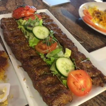 Amoo's Restaurant - Kubideh with salad - Persian/Iranian Near Me - McLean, Virginia Amoo's Restaurant - Kubideh with salad - Persian/Iranian Near Me - McLean, Virginia