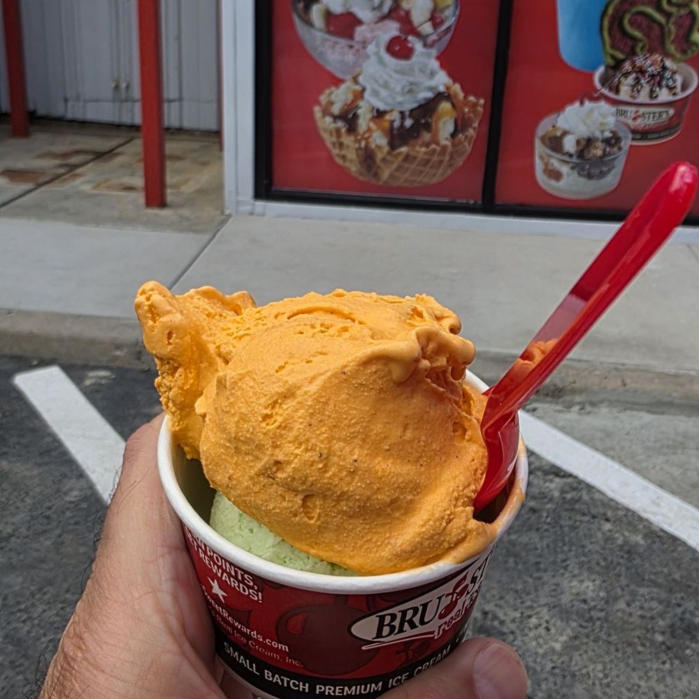 Bruster's Real Ice Cream - Pumpkin & Pistachio - Ice Cream & Frozen Yogurt Near Me - La Mesa, California
