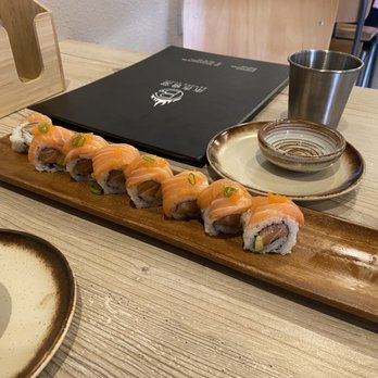Bengee Sushi - Super Salmon Roll - Sushi Bars Near Me - Ontario, California Bengee Sushi - Super Salmon Roll - Sushi Bars Near Me - Ontario, California
