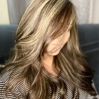 M.k salon - Loving my hair (Blonde Highlights) done by Richie. - Hair Salons Near Me - Long Beach, California M.k salon - Loving my hair (Blonde Highlights) done by Richie. - Hair Salons Near Me - Long Beach, California