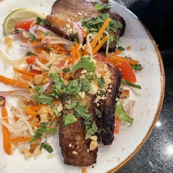 Three's Bar & Grill - Crispy Pork Belly - Asian Fusion Near Me - Kihei, Hawaii Three's Bar & Grill - Crispy Pork Belly - Asian Fusion Near Me - Kihei, Hawaii