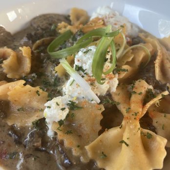 GlenPharmer Distillery - Tomato Farfalle Short rib, truffle cream, mushroom, gremolata, ricotta - Distilleries Near Me - Franklin, Massachusetts GlenPharmer Distillery - Tomato Farfalle Short rib, truffle cream, mushroom, gremolata, ricotta - Distilleries Near Me - Franklin, Massachusetts