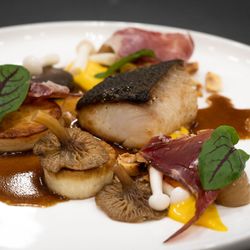 Vancouver Private Dining - Sablefish, Mushrooms, Proscuitto, Puree, Private Dining, Catering, Vancouver