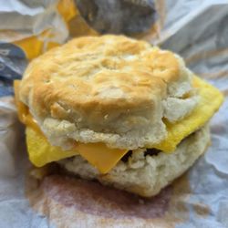 McDonald's - sausage egg and cheese biscuit