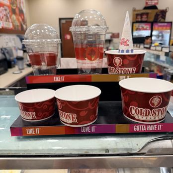Cold Stone Creamery - Size variations - Ice Cream & Frozen Yogurt Near Me - Fairfax, Virginia Cold Stone Creamery - Size variations - Ice Cream & Frozen Yogurt Near Me - Fairfax, Virginia