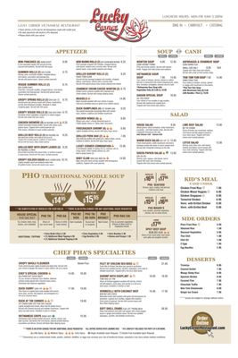 Menu photo 5 Lucky Corner Vietnamese Cuisine at Westview Frederick, MD Menu photo 5 Lucky Corner Vietnamese Cuisine at Westview Frederick, MD