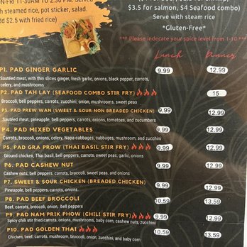 Golden Thai - Menu - Thai Near Me - Orem, Utah